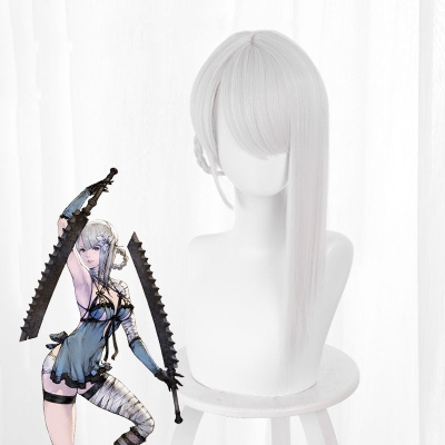 NIER Replicant Gestalt Kaine Silver Cosplay Wig