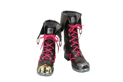 League of Legends LOL Arcane Jinx Brown Cosplay boots