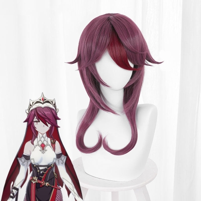 Genshin Impact Rosaria Purple Cosplay Wig