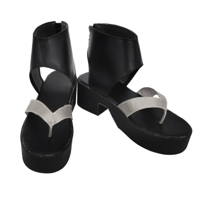 Genshin Impact Kaedehara Kazuha Black Cosplay Shoes