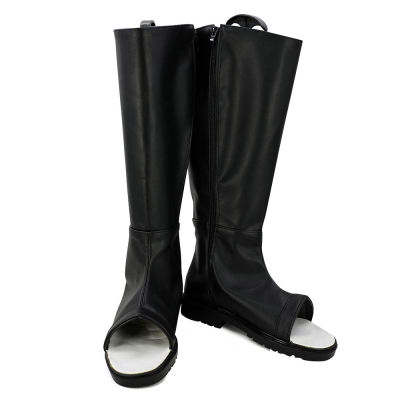 Sakura Haruno from Naruto Halloween Black Shoes Cosplay Boots