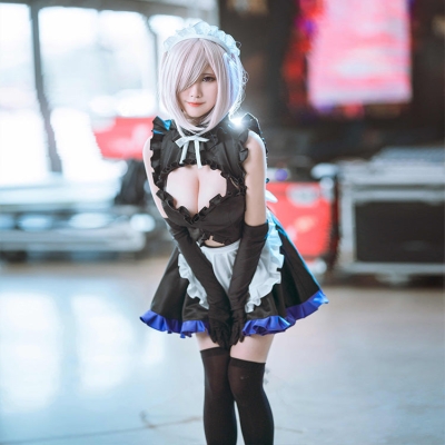 Fate Grand Order Mash Kyrielight Shielder Maid Cosplay Costume