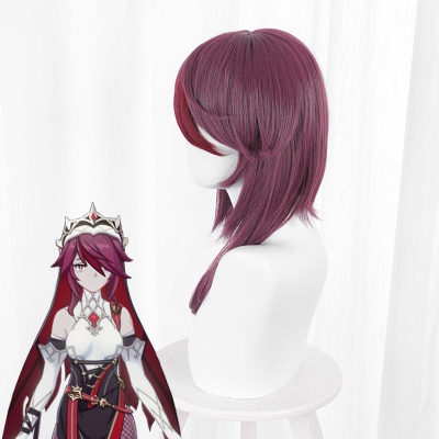 Genshin Impact Rosaria Purple Cosplay Wig