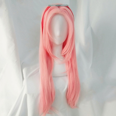 Sakura Haruno from Naruto Halloween Pink Cosplay Wig