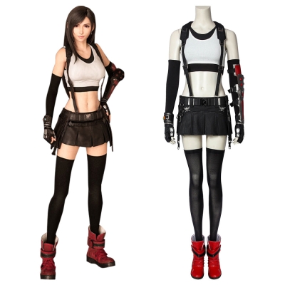 Final Fantasy VII Remake Rebirth FF7 Tifa Lockhart Cosplay Costume