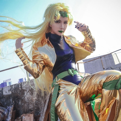 JoJo's Bizarre Adventure: Stardust Crusaders Female Dio Brando Halloween Cosplay Costume