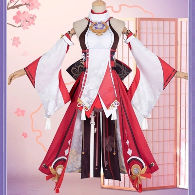 Genshin Impact Yae Miko Guuji Yae Halloween Cosplay Costume