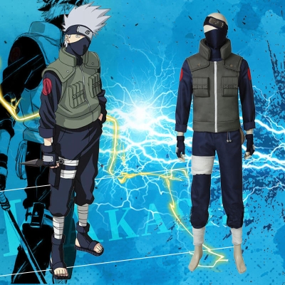 Kakashi Hatake from Naruto Halloween Cosplay Costume