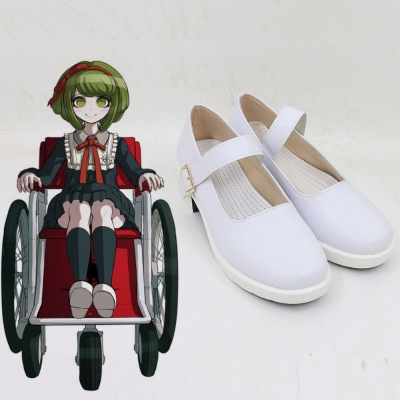 Danganronpa Another Episode: Ultra Despair Girls Monaca Towa White Cosplay Shoes