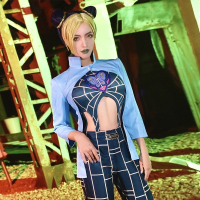 JoJo's Bizarre Adventure: Stone Ocean Jolyne Cujoh Halloween Cosplay Costume