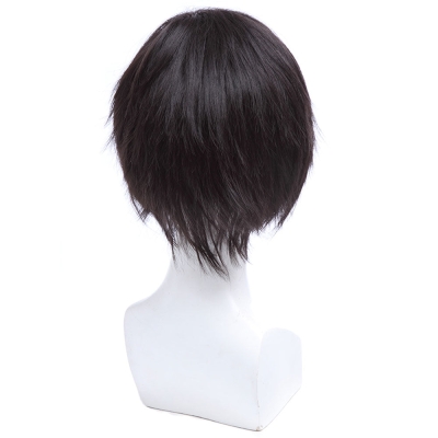 Sasuke Uchiha from Naruto Boruto Halloween Black Cosplay Wig