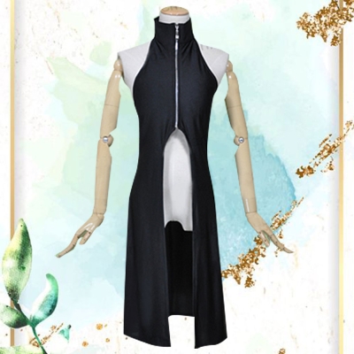 Konan from Naruto Halloween Black Dress Cosplay Costume
