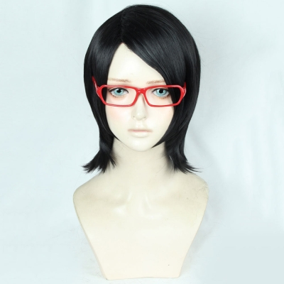 Sarada Uchiha from Boruto: Naruto Next Generations Halloween Golden Cosplay Wig
