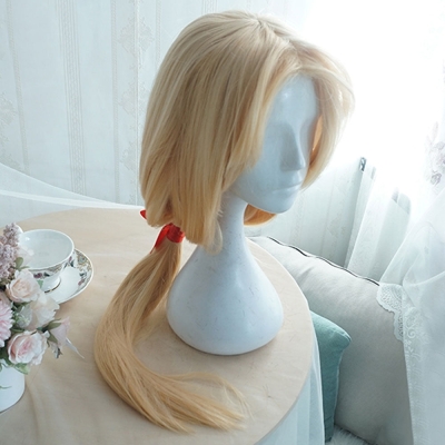 Tsunade from Naruto Halloween Golden Cosplay Wig