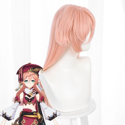 Genshin Impact Yanfei Pink Cosplay Wig