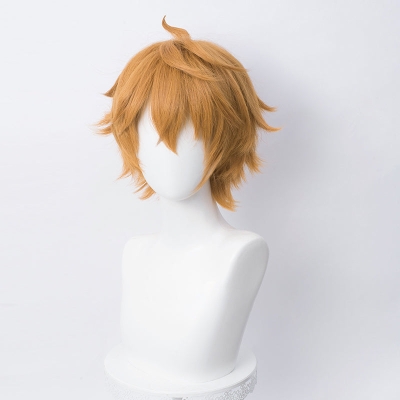 Genshin Impact Childe Tartaglia Orange Cosplay Wig