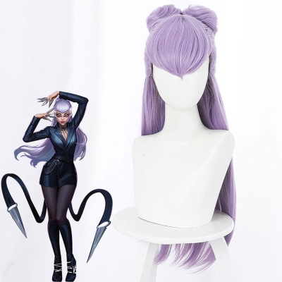 League Of Legends LOL 2020 KDA K/DA Evelynn Purple Cosplay Wig