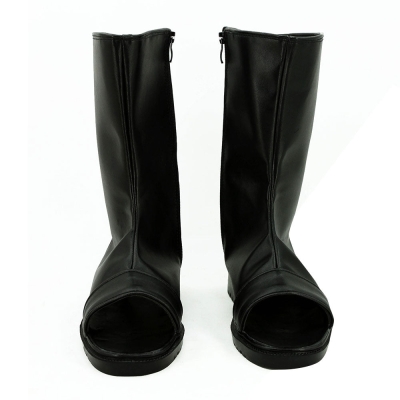 Sasuke Uchiha from Naruto Boruto Halloween Black Shoes Cosplay Boots