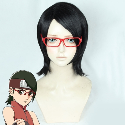 Sarada Uchiha from Boruto: Naruto Next Generations Halloween Golden Cosplay Wig