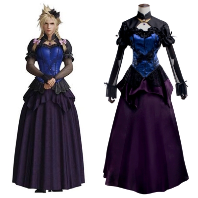 Final Fantasy VII Remake Cloud Strife Girl Ver2 Cosplay Costume