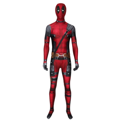Deadpool3 Wade Wilson Jumpsuit Cosplay Costumes
