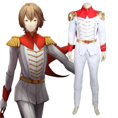 Persona 5 Crow Goro Akechi White Cosplay Costume