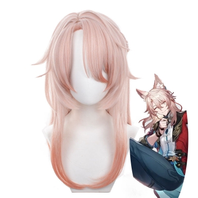Game Honkai: Star Rail Jiaoqiu Cosplay Wigs