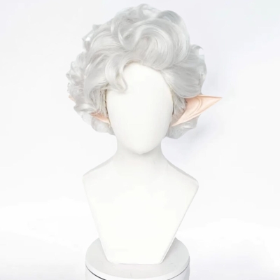 BG3 Baldur's Gate III Astarion White Cosplay Wig