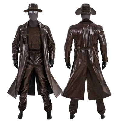 Spider-Man Noir Spiderman Peter Parker Cosplay Costume
