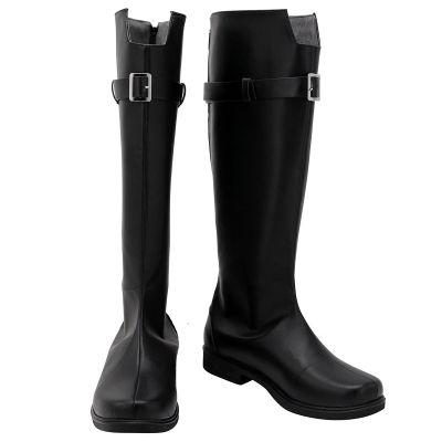 Final Fantasy VII Remake FF7 Sephiroth Black Shoes Cosplay Boots
