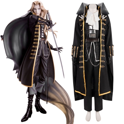 Castlevania: Symphony of the Night Alucard Cosplay Costume