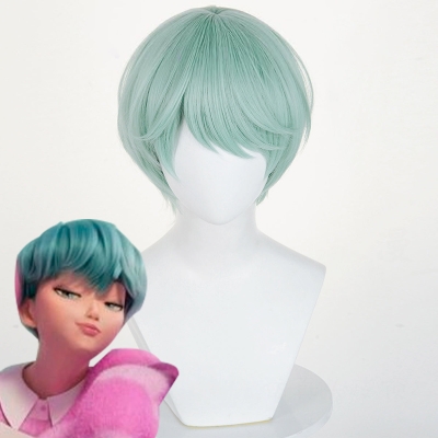 Kpop Demon Hunters Saja Boys Baby Saja Green Cosplay Wig