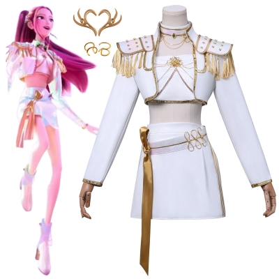 Kpop Demon Hunters What It Sounds Like Mira Cosplay Costume