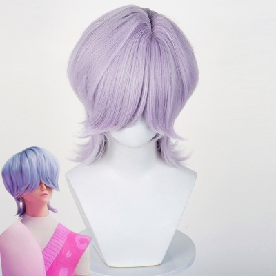 Kpop Demon Hunters Saja Boys Mystery Saja Purple Cosplay Wig