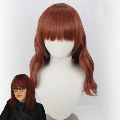 Cruella 2021 Movie Estella Orange Red Cosplay Wig