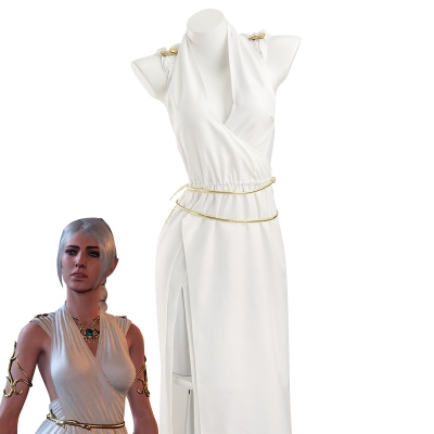Baldur's Gate III Baldur s Gate 3 BG3 Shadowheart Elegant Robe White Dress Only Robe Cosplay