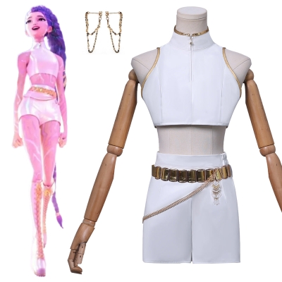 Kpop Demon Hunters What It Sounds Like Rumi Cosplay Costume
