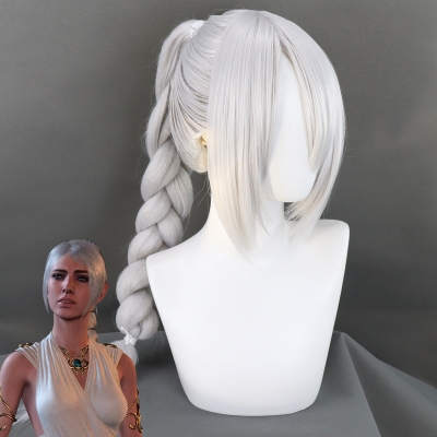 Baldur's Gate III Baldur s Gate 3 Shadowheart Silver Cosplay Wig