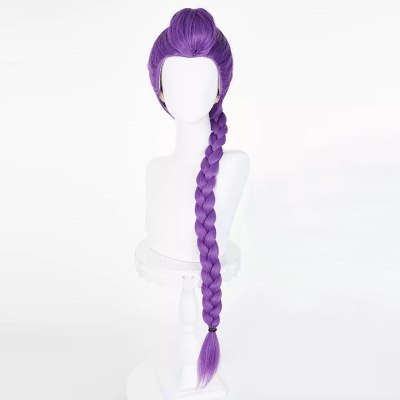 Kpop Demon Hunters Rumi Purple Cosplay Wig