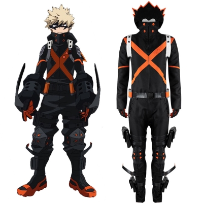 My Hero Academia World Heroes Mission Katsuki Bakugou Cosplay Costume