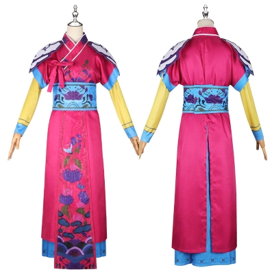 Kpop Demon Hunters The Origin Story Red Dress Cosplay Costume