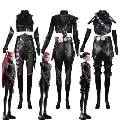 Kpop Demon Hunters Mira Rumi Zoey Combat Suit Cosplay Costume