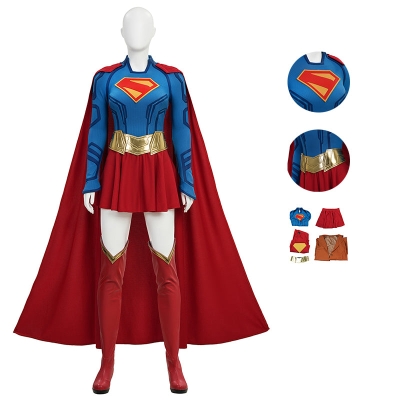 Ver 2 2026 Superhero Legacy Girl of Steel Supergirl Cosplay Costume Kara Zor-El Outfit