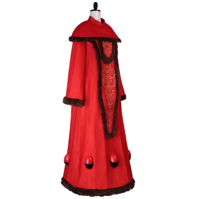 Star Wars Padme Dress Red Queen Padme Amidala Costume Halloween Suit