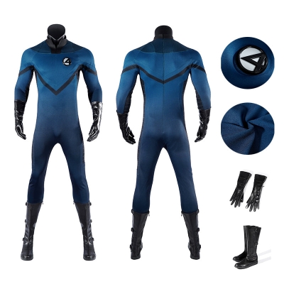 Fantastic Four 2005 Human Torch Cosplay Costume Johnny Storm Halloween Outfit