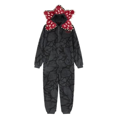 Stranger Things Demogorgon Cosplay Costume Fluffy Pajamas Coral Fleece Suit