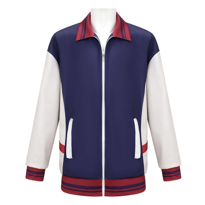 Stranger Things Will Byers Cosplay Costume Blue Coat Party Suit