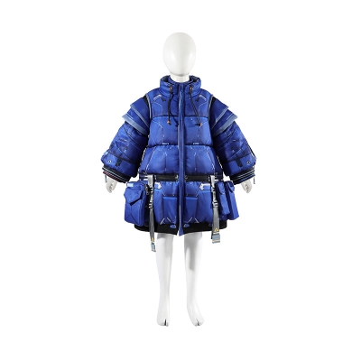 Kids Diana Cosplay Pragmata Diana Cosplay Costume Kids Padded Coat Suit