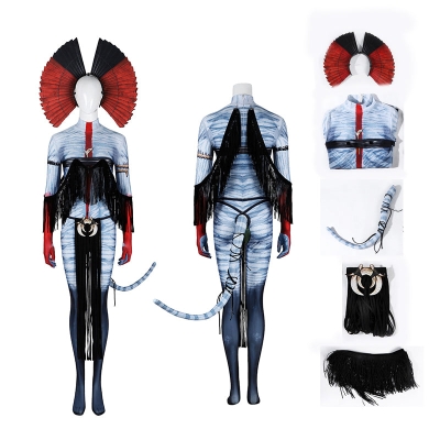 Varang Cosplay Avatar 3 Fire And Ash Varang Cosplay Costume Jumpsuit Full Set