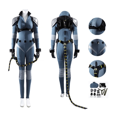 Absolute Catwoman Selina Kyle Cosplay Costume Selinda Cosplay Blue Halloween Outfit